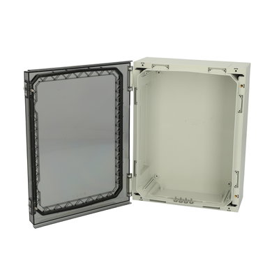NEO PC 423215 T Hinged polycarbonate enclosure with transparent cover -