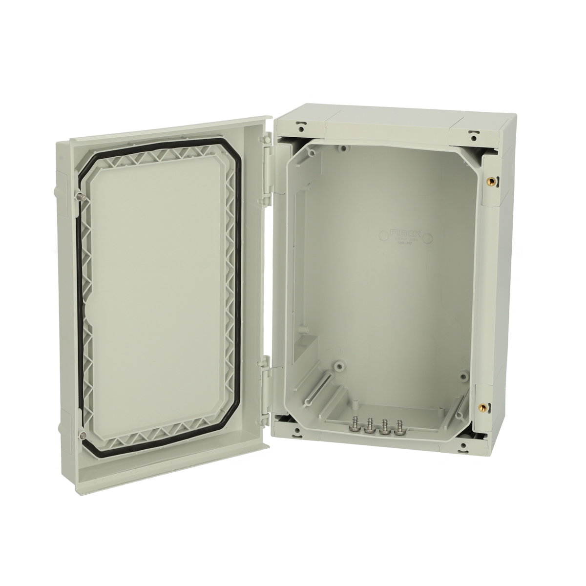 NEO ABS 322215 G Hinged ABS enclosure with grey cover -