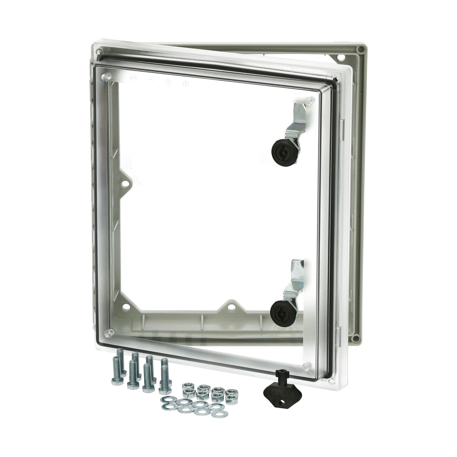 PW 454009 T PW Inspection Protection window, 450x400x88 mm, DB3 lock, Transparent cover