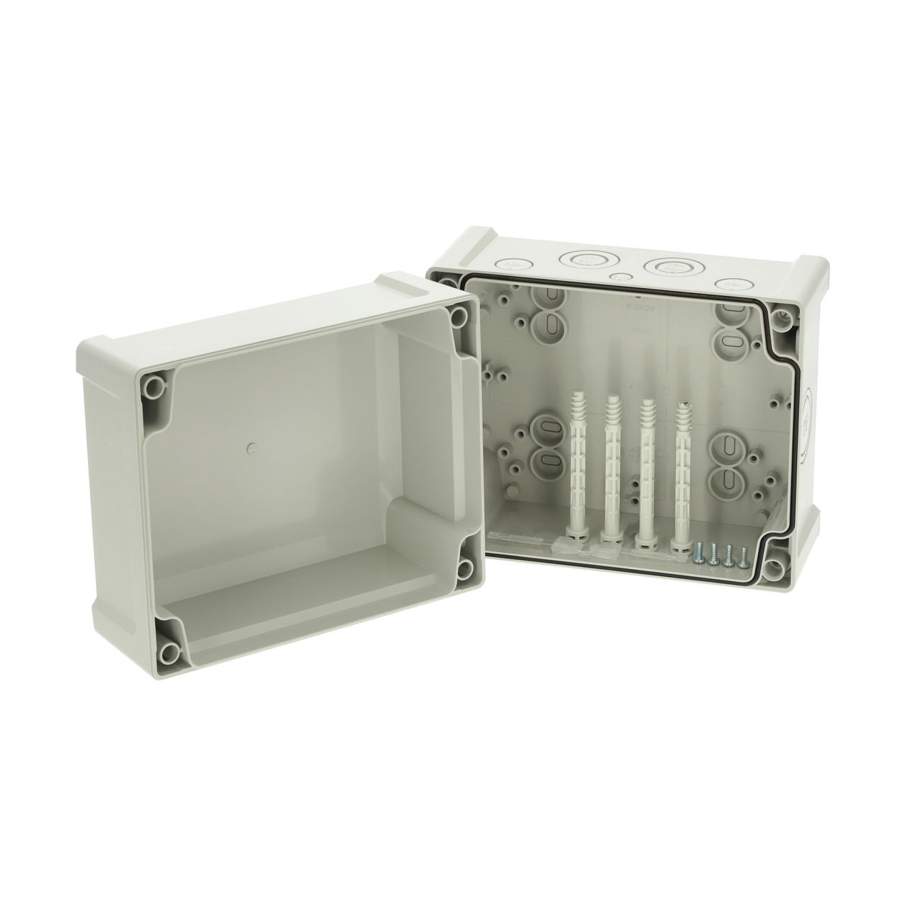 TAM 201614 enclosure Enclosure, ABS, metric knock-outs Grey cover
