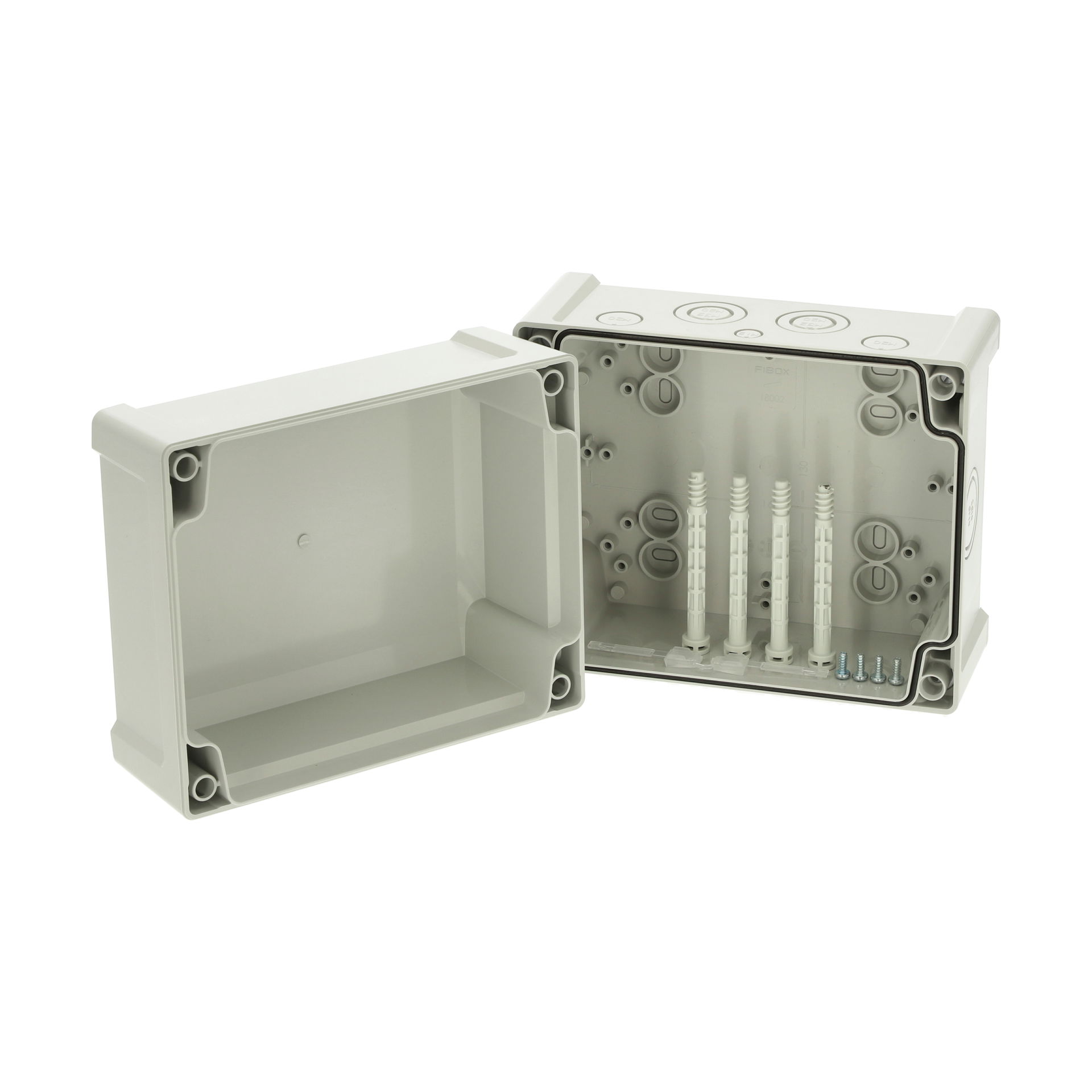 TAM 201614 enclosure Enclosure, ABS, metric knock-outs Grey cover
