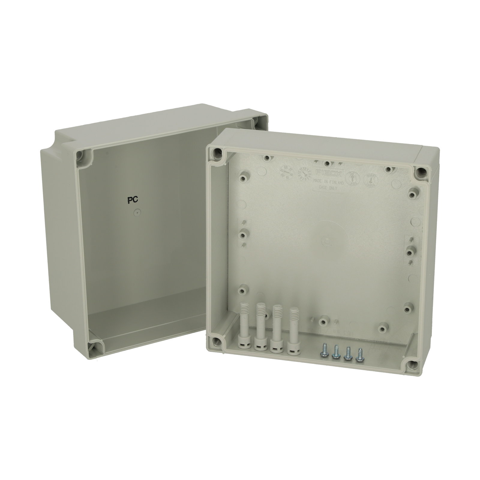 PC 175/125 HG enclosure Enclosure, PC High base, grey cover