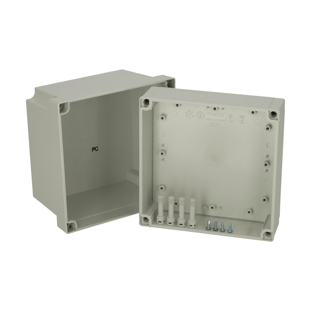 PC 175/150 HG enclosure Enclosure, PC High base, grey cover