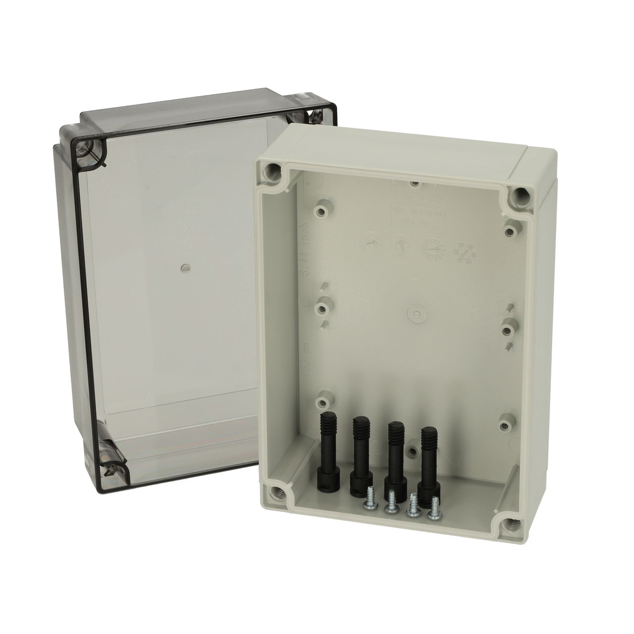 PC 150/100 HT enclosure Enclosure, PC High base, smoked transparent cover