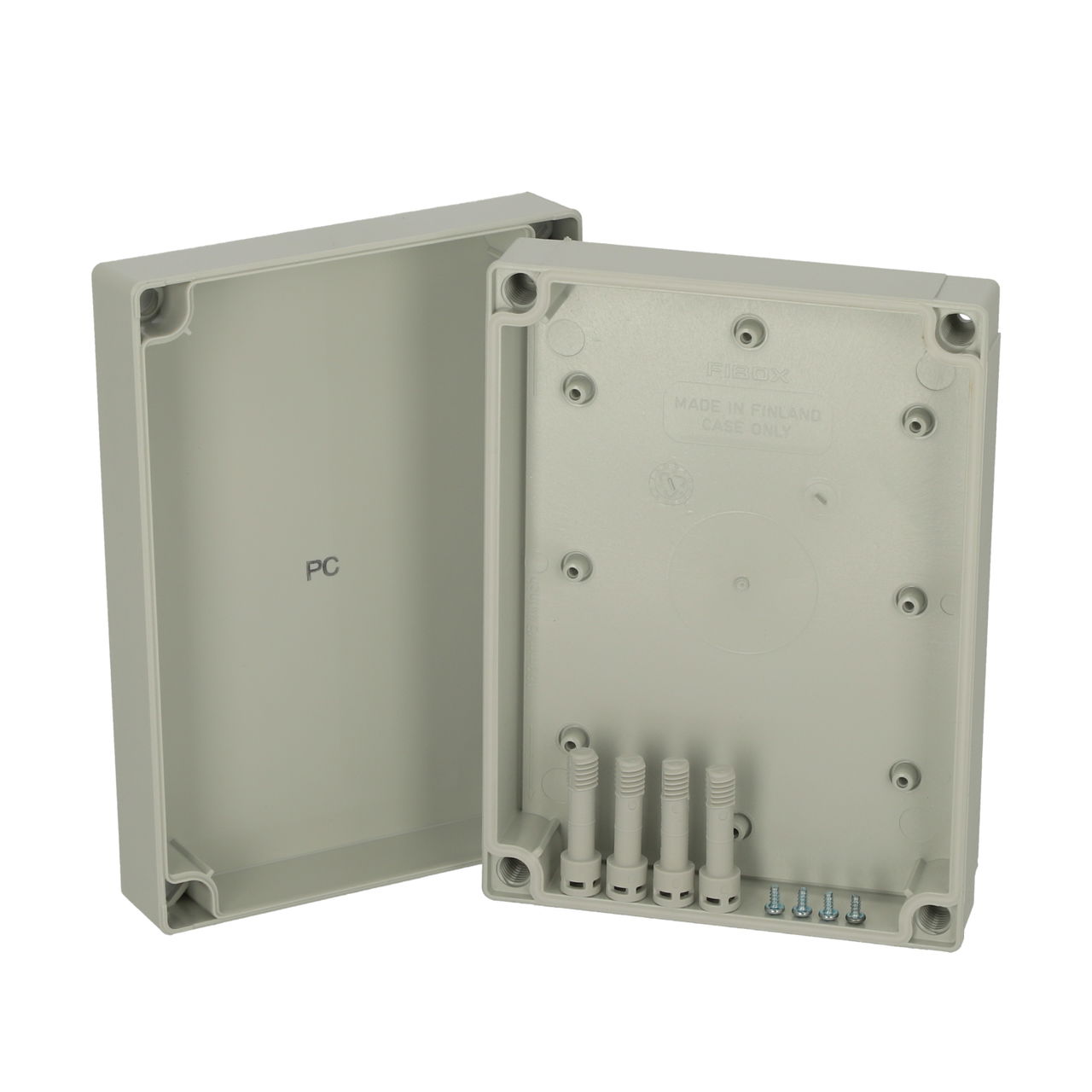PC 150/50 LG enclosure Enclosure, PC Low base, grey cover
