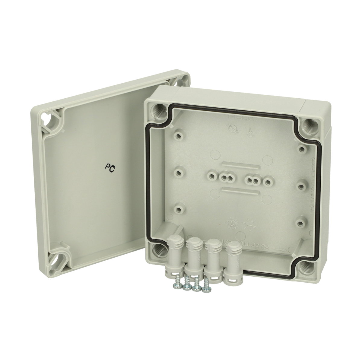 PC 95/35 LG enclosure Enclosure, PC Low base, grey cover