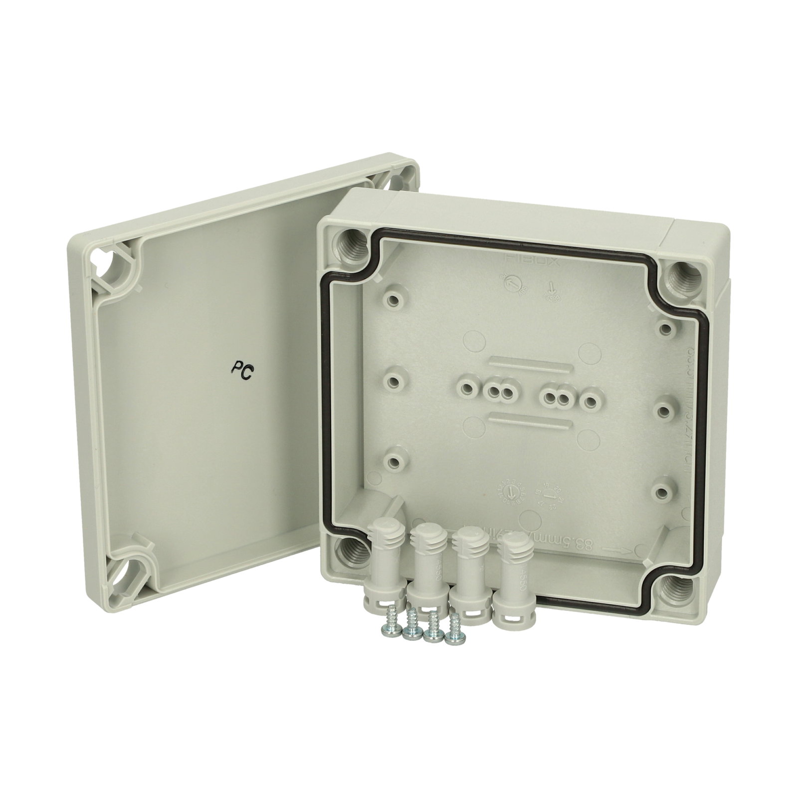 PC 95/35 LG enclosure Enclosure, PC Low base, grey cover