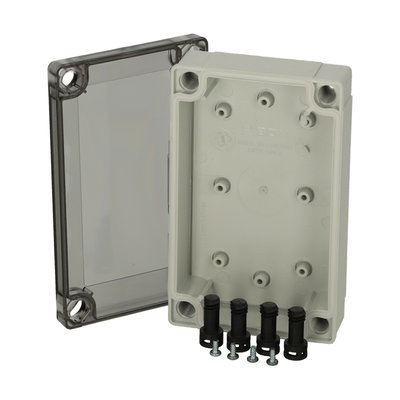 PC 100/35 LT enclosure Enclosure, PC Low base, smoked transparent cover