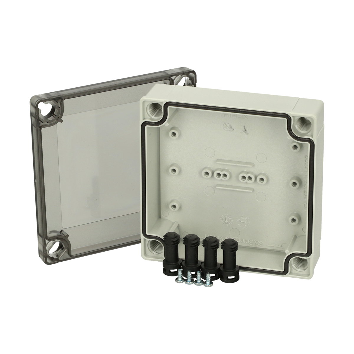 PC 95/35 LT enclosure Enclosure, PC Low base, smoked transparent cover