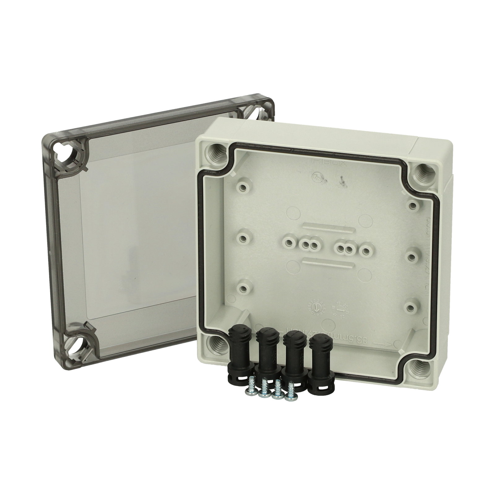 PC 95/35 LT enclosure Enclosure, PC Low base, smoked transparent cover