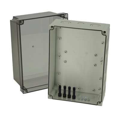PCM 200/175 XT enclosure Enclosure, PC, metric knock-outs Extra high base, smoked transparent cover