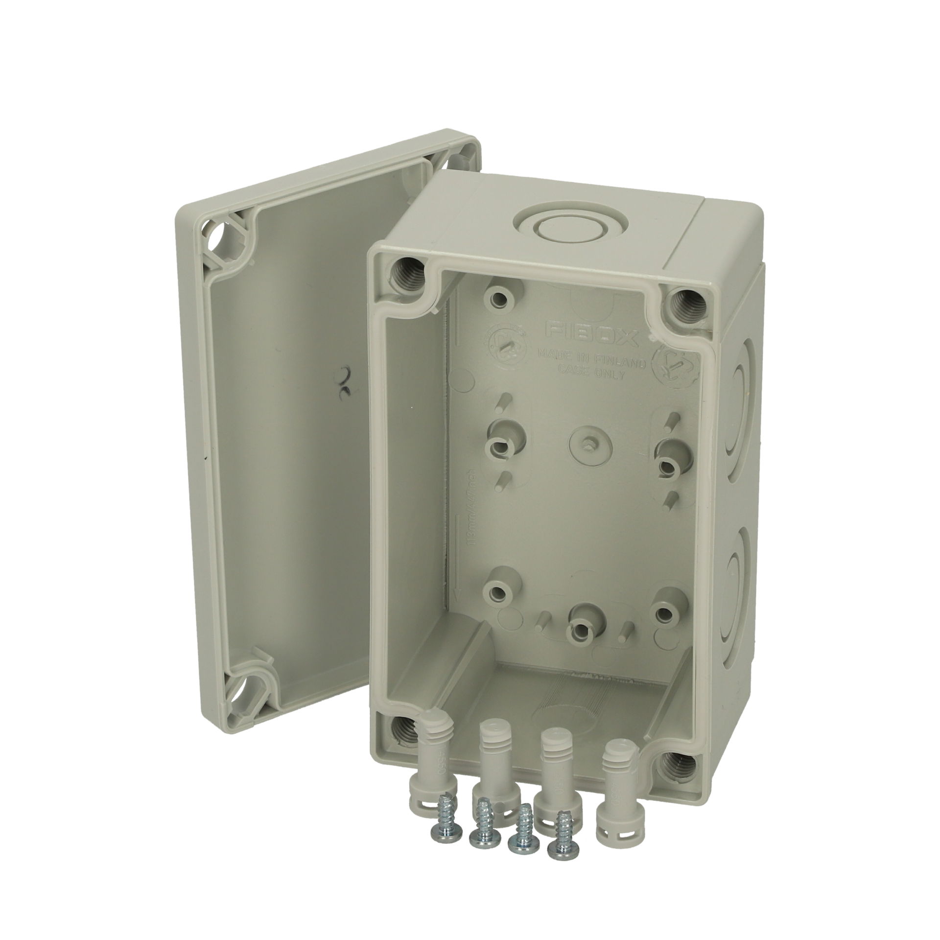PCM 100/60 G enclosure Enclosure, PC, metric knock-outs Grey cover