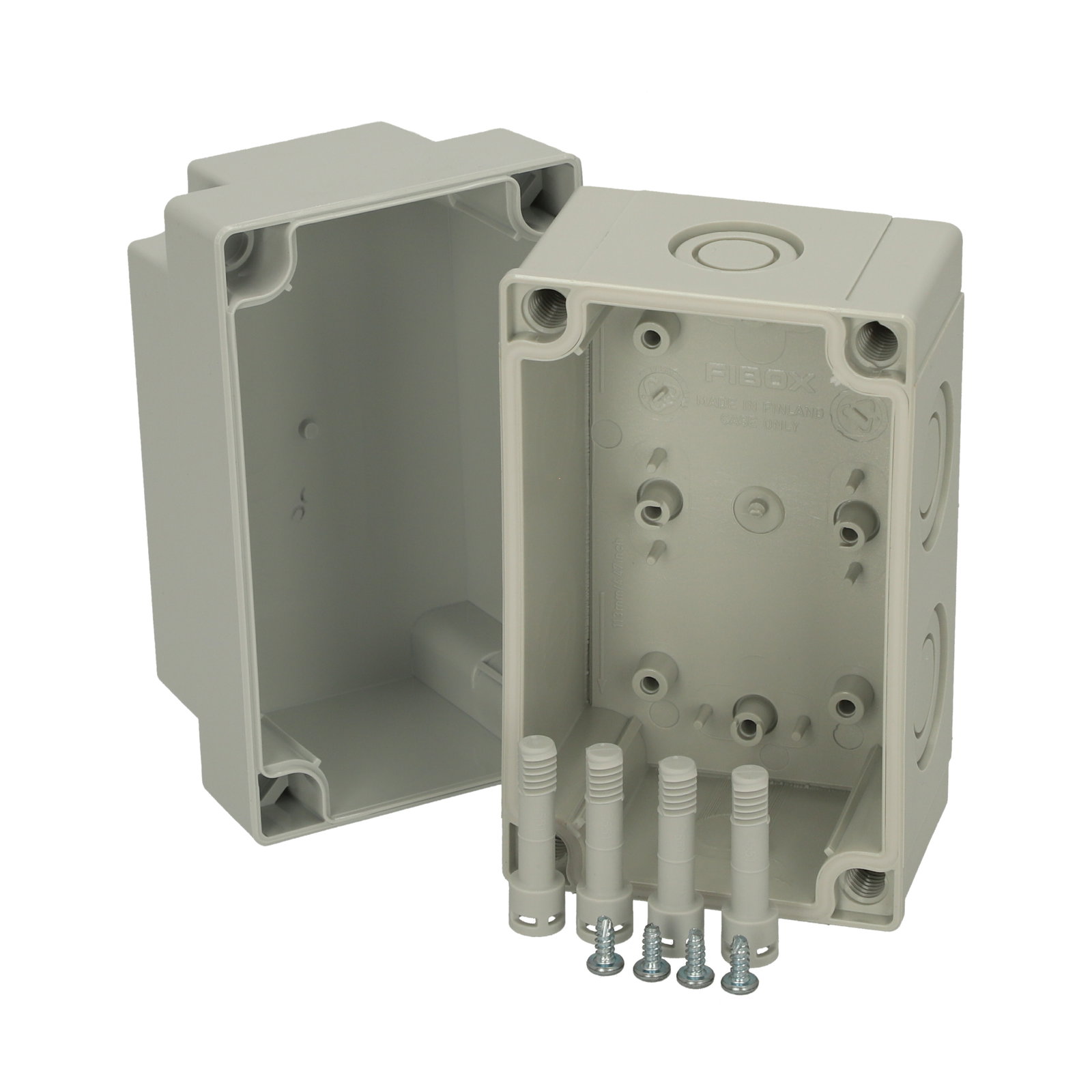 PCM 100/100 G enclosure Enclosure, PC, metric knock-outs Grey cover