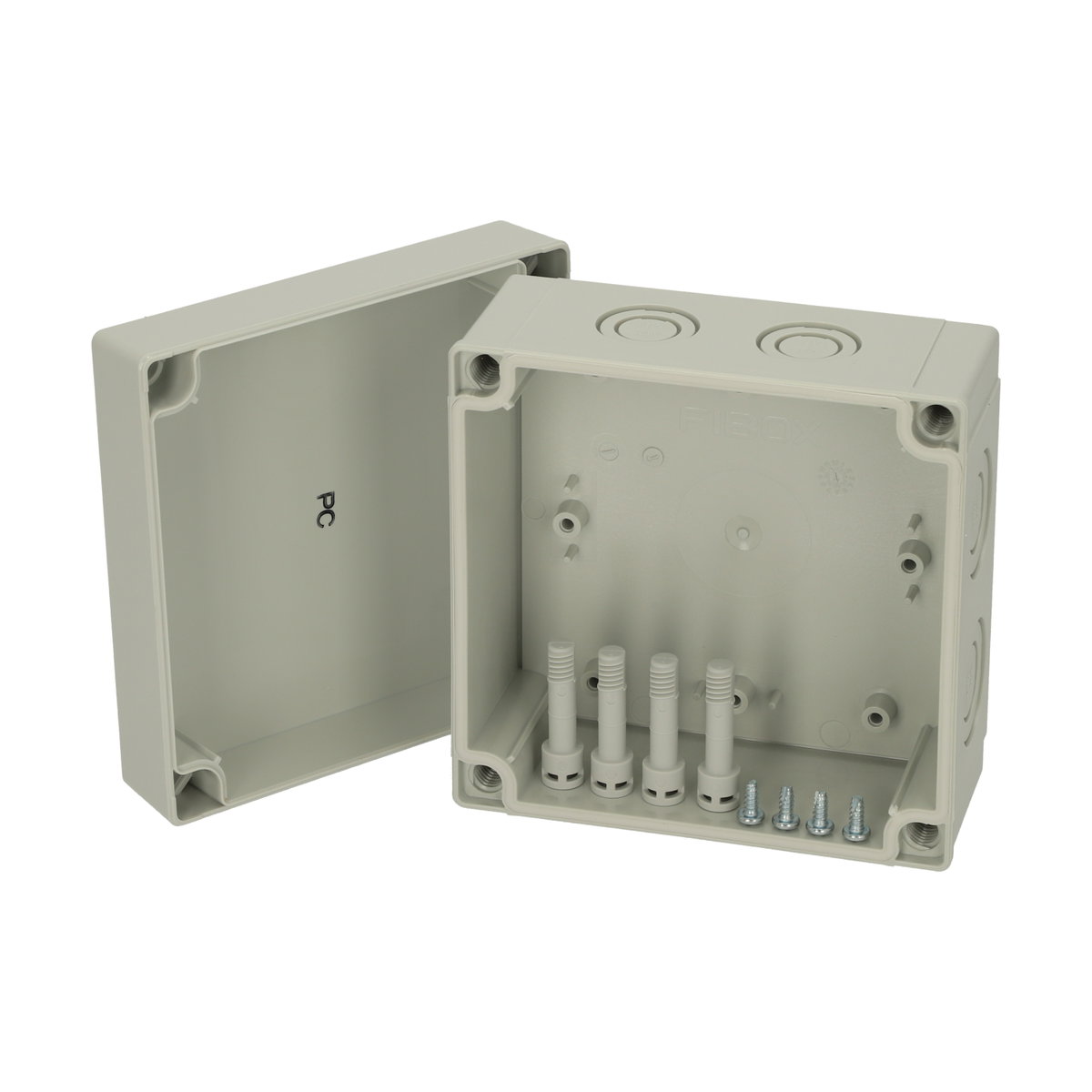 PCM 125/75 G enclosure Enclosure, PC, metric knock-outs Grey cover