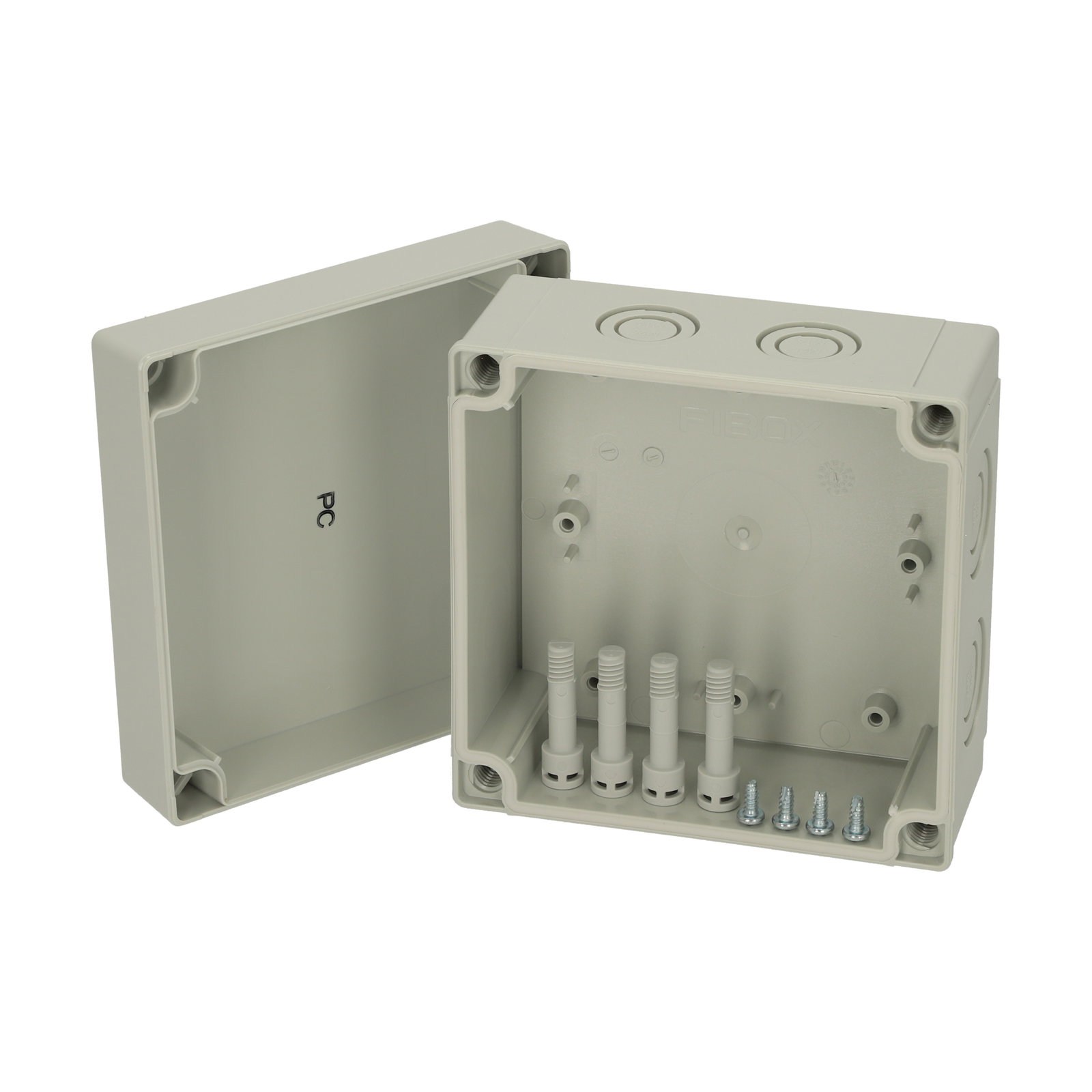PCM 125/75 G enclosure Enclosure, PC, metric knock-outs Grey cover