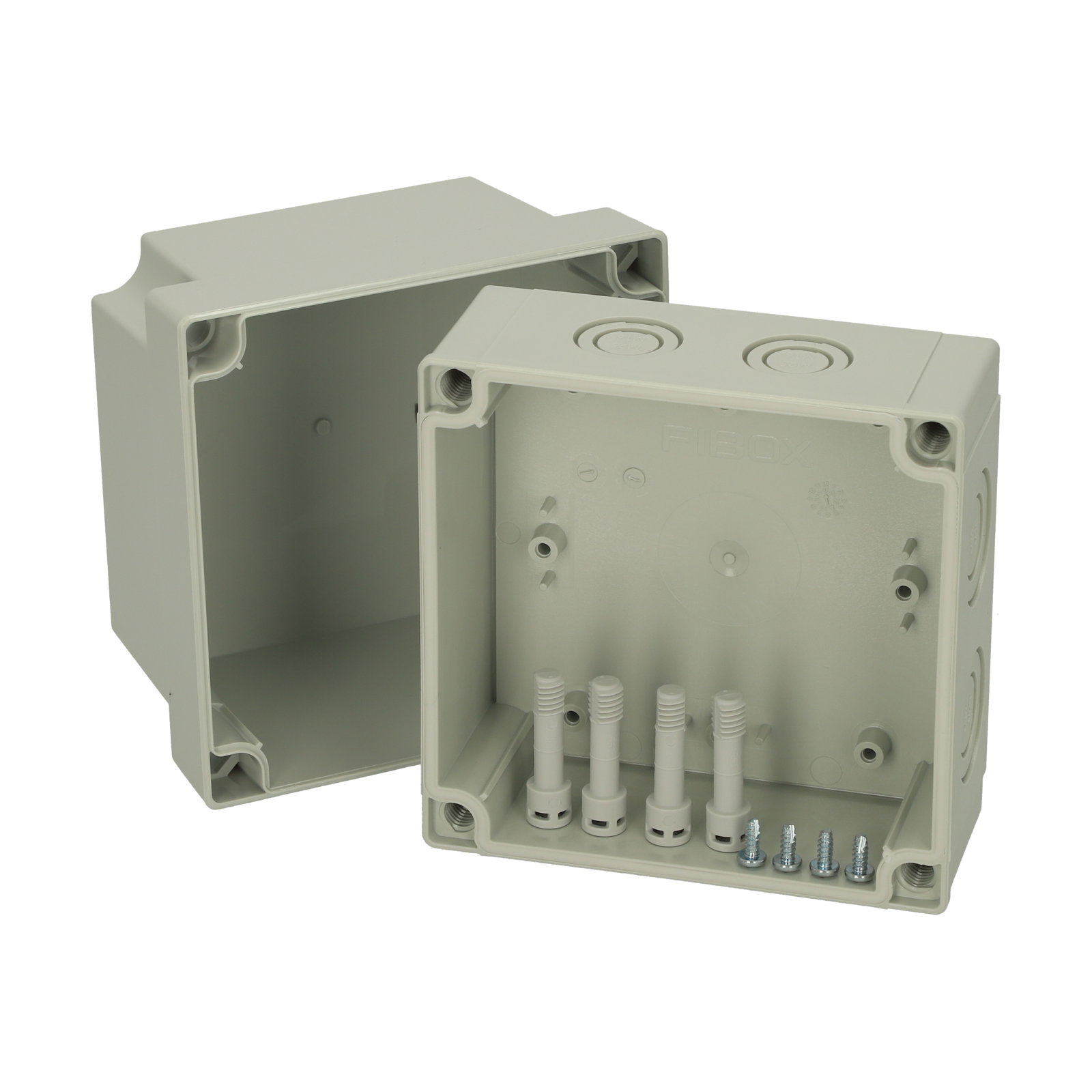 PCM 125/125 G enclosure Enclosure, PC, metric knock-outs Grey cover