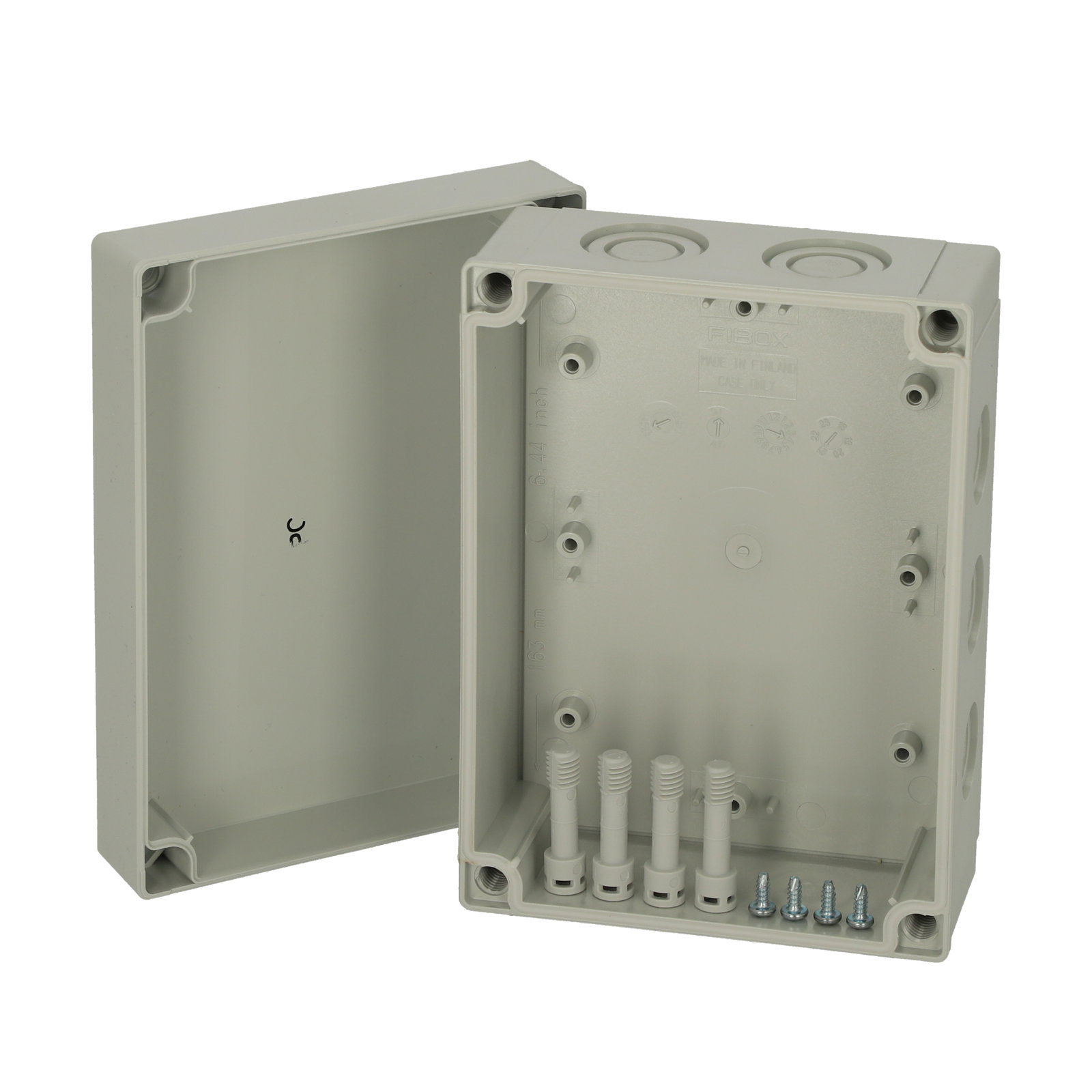 PCM 150/75 G enclosure Enclosure, PC, metric knock-outs Grey cover