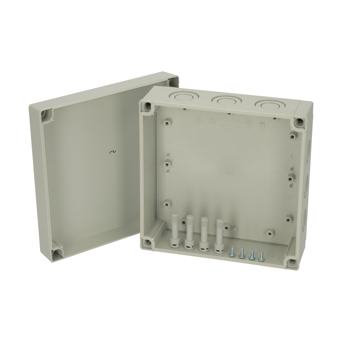 PCM 175/75 G enclosure Enclosure, PC, metric knock-outs Grey cover