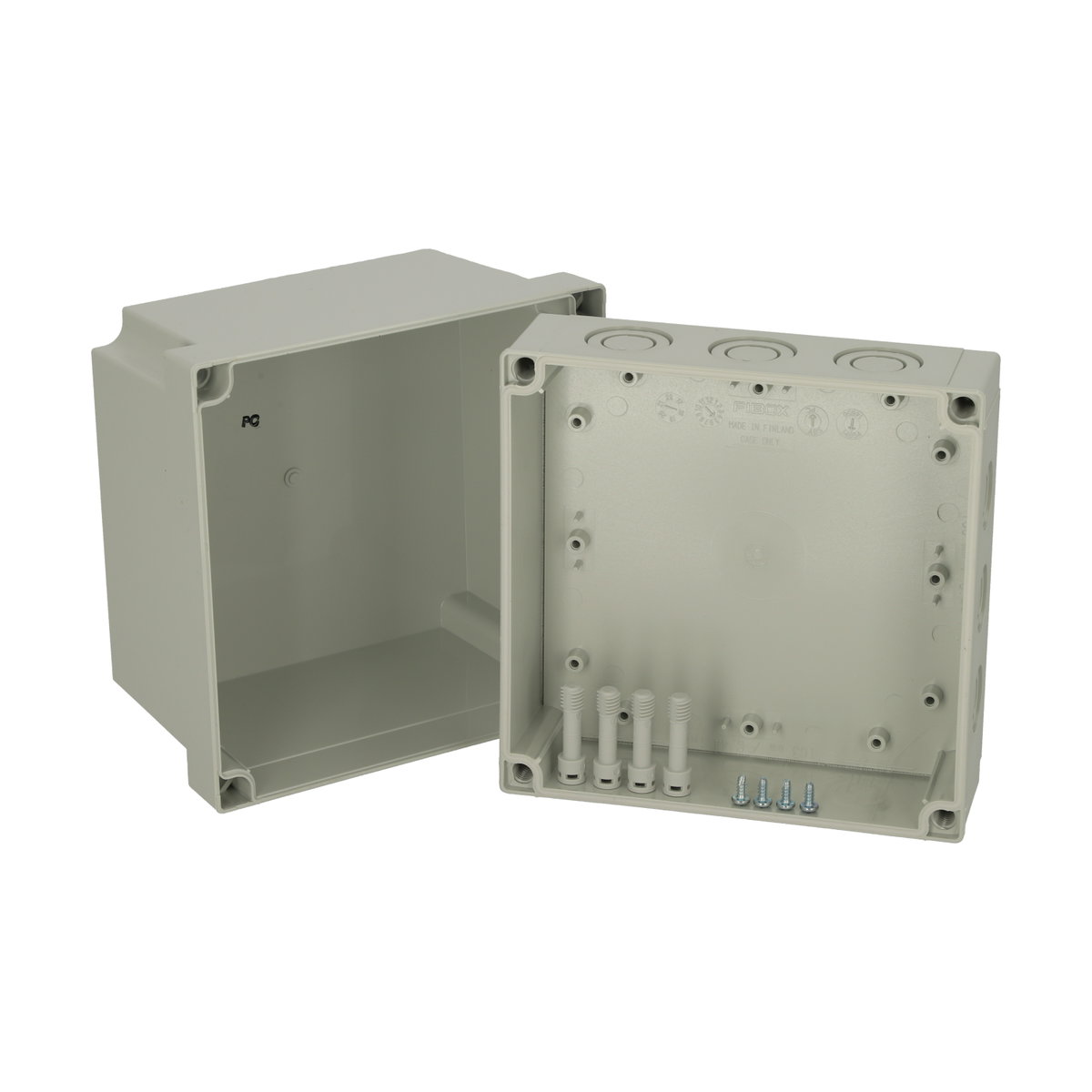 PCM 175/150 G enclosure Enclosure, PC, metric knock-outs Grey cover