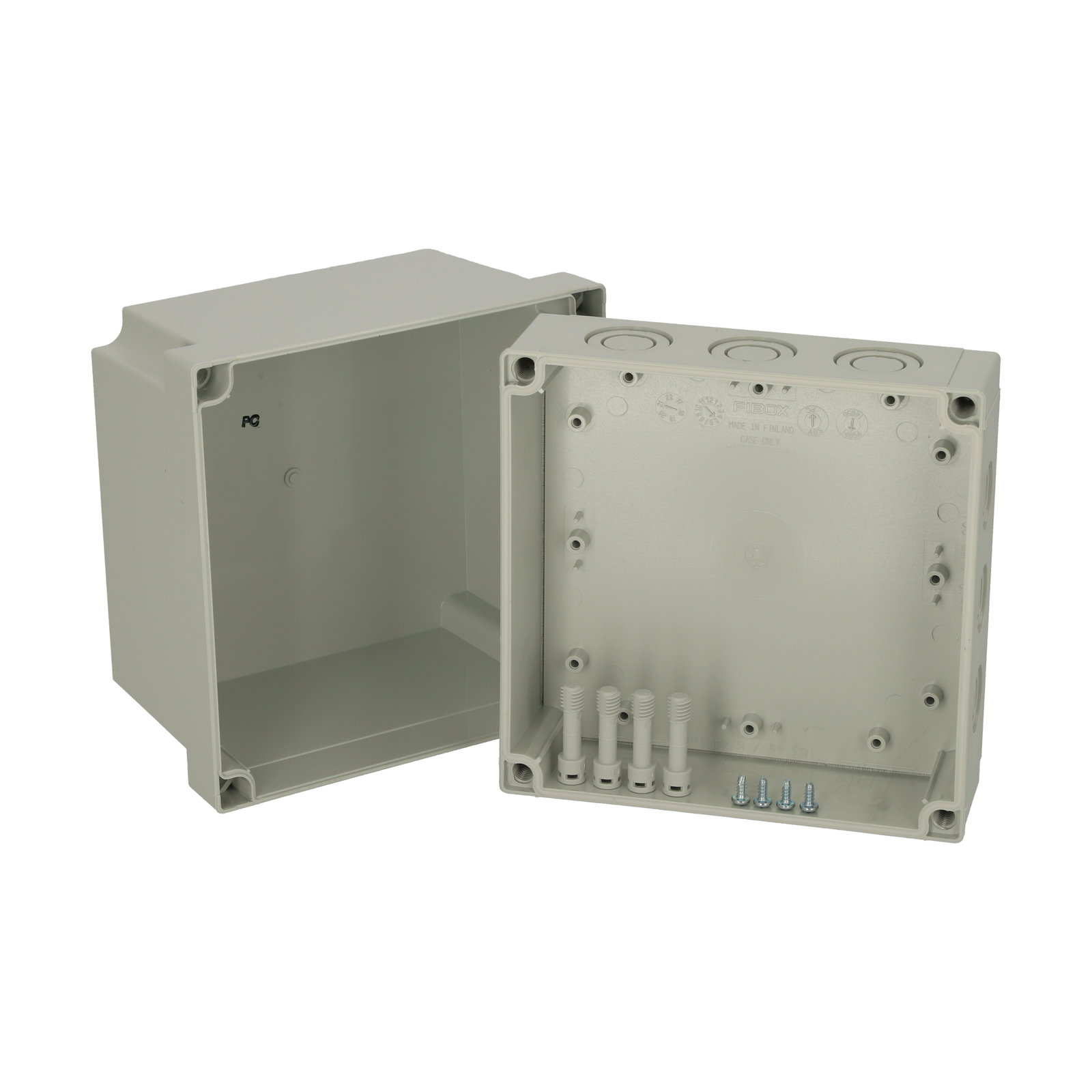 PCM 175/150 G enclosure Enclosure, PC, metric knock-outs Grey cover
