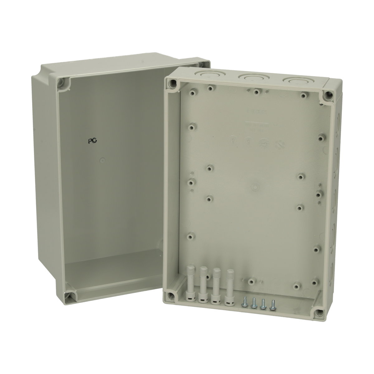 PCM 200/150 G enclosure Enclosure, PC, metric knock-outs Grey cover