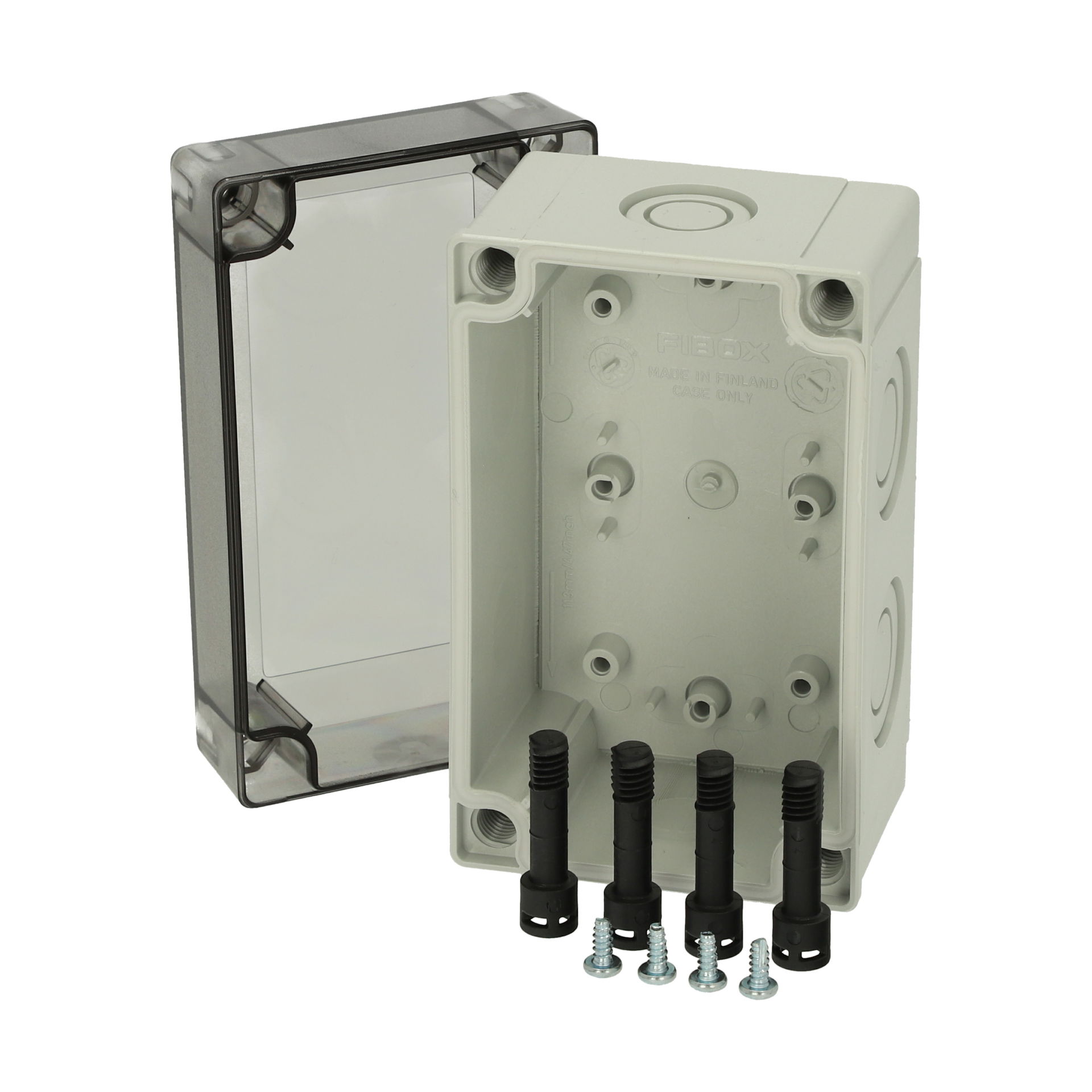 PCM 100/75 T enclosure Enclosure, PC, metric knock-outs Smoked transparent cover