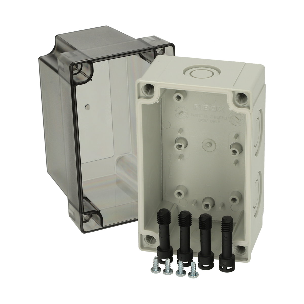 PCM 100/125 T enclosure Enclosure, PC, metric knock-outs Smoked transparent cover