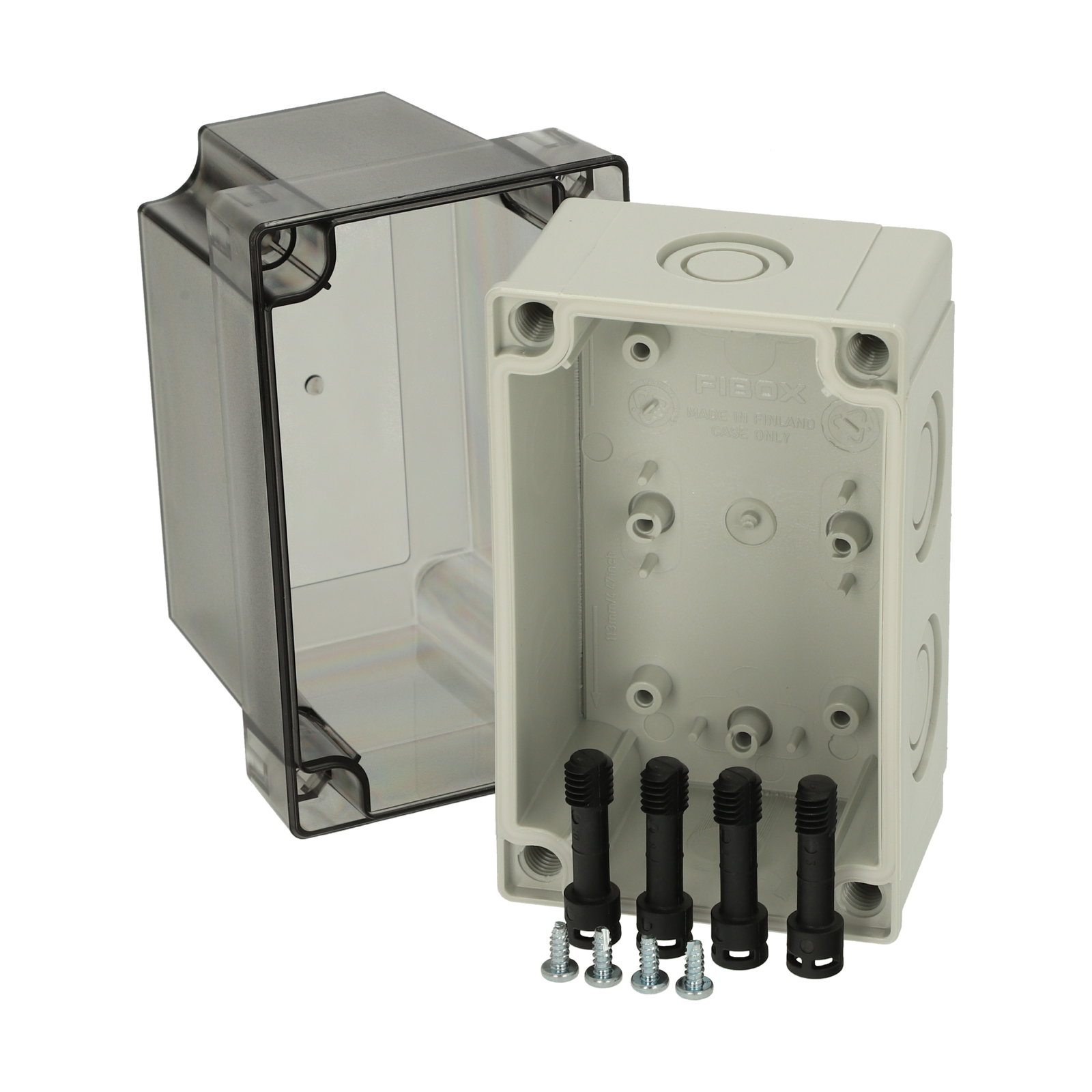 PCM 100/125 T enclosure Enclosure, PC, metric knock-outs Smoked transparent cover