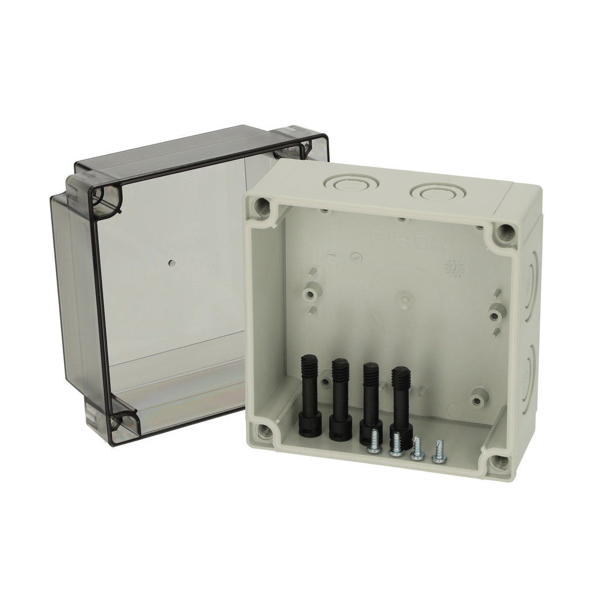 PCM 125/100 T enclosure Enclosure, PC, metric knock-outs Smoked transparent cover