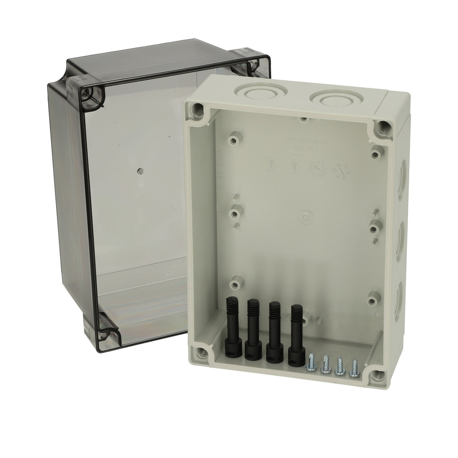 PCM 150/125 T enclosure Enclosure, PC, metric knock-outs Smoked transparent cover