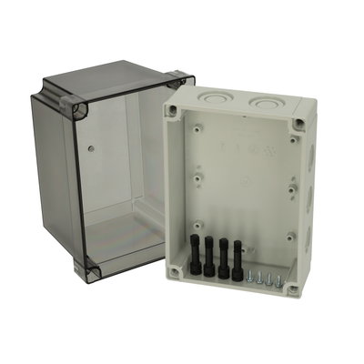PCM 150/150 T enclosure Enclosure, PC, metric knock-outs Smoked transparent cover