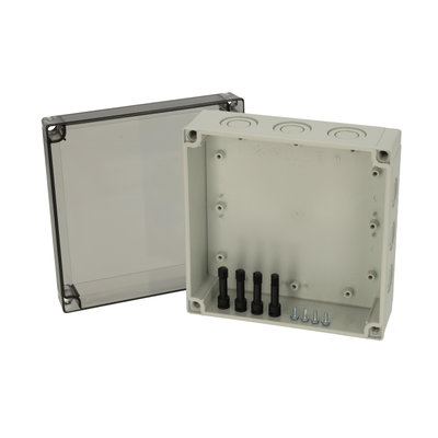 PCM 175/75 T enclosure Enclosure, PC, metric knock-outs Smoked transparent cover