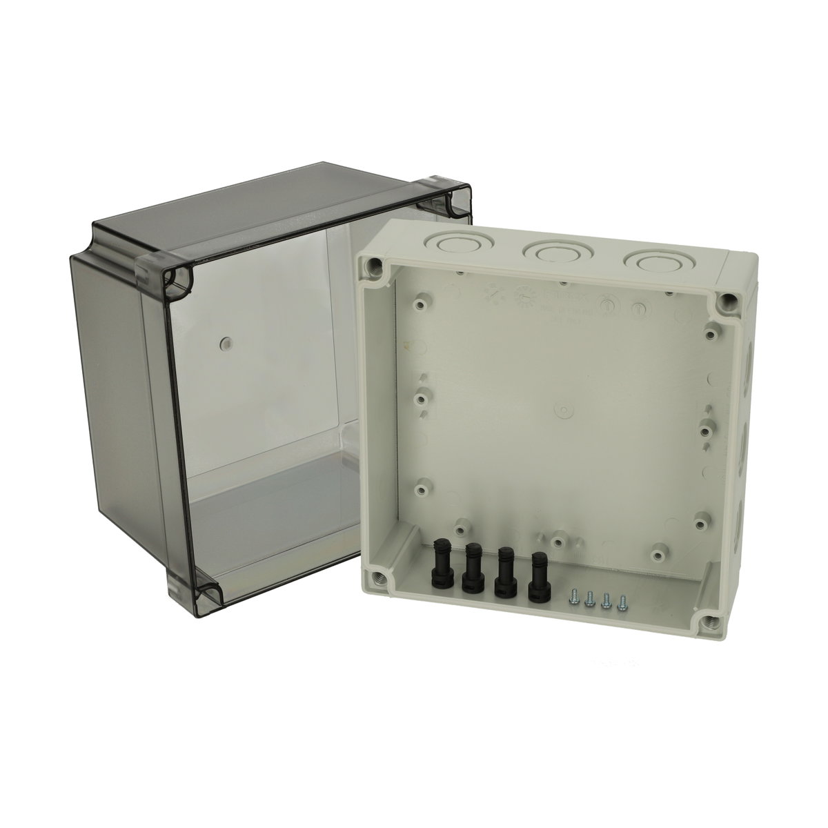 PCM 175/150 T enclosure Enclosure, PC, metric knock-outs Smoked transparent cover