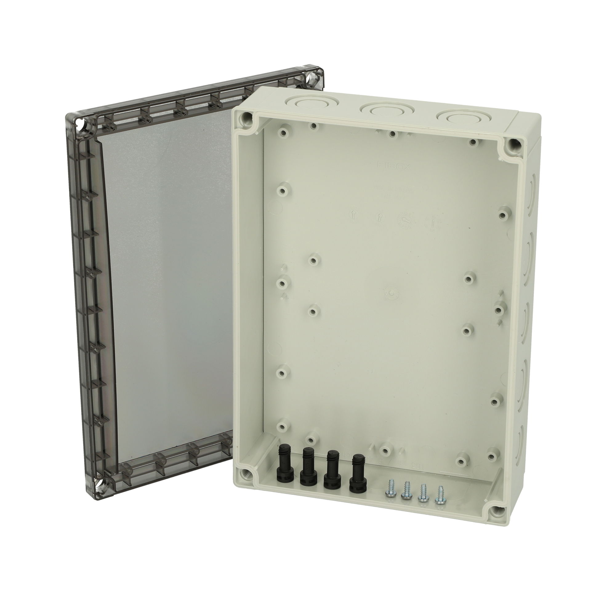 PCM 200/63 T enclosure Enclosure, PC, metric knock-outs Smoked transparent cover