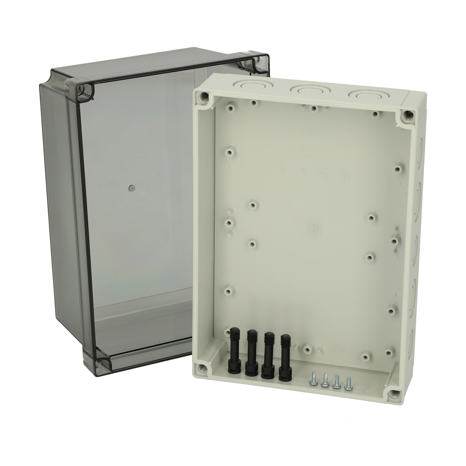 PCM 200/150 T enclosure Enclosure, PC, metric knock-outs Smoked transparent cover