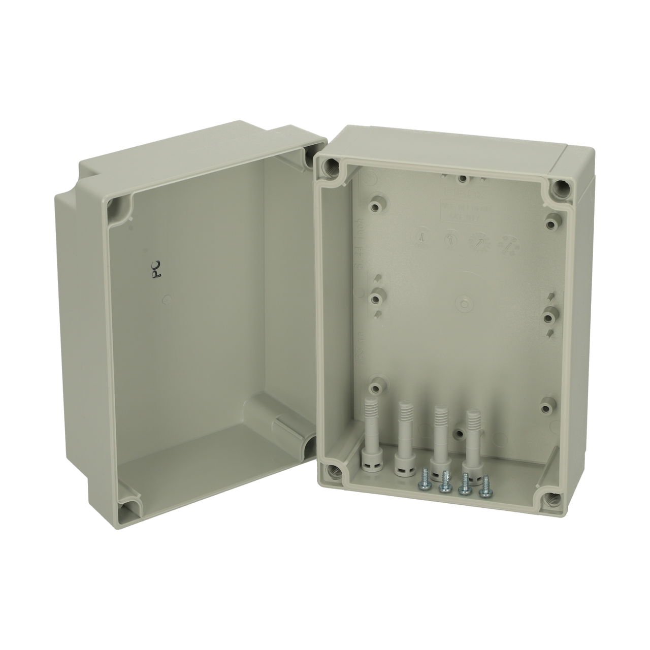 ABS 150/100 HG enclosure Enclosure, ABS High base, grey cover