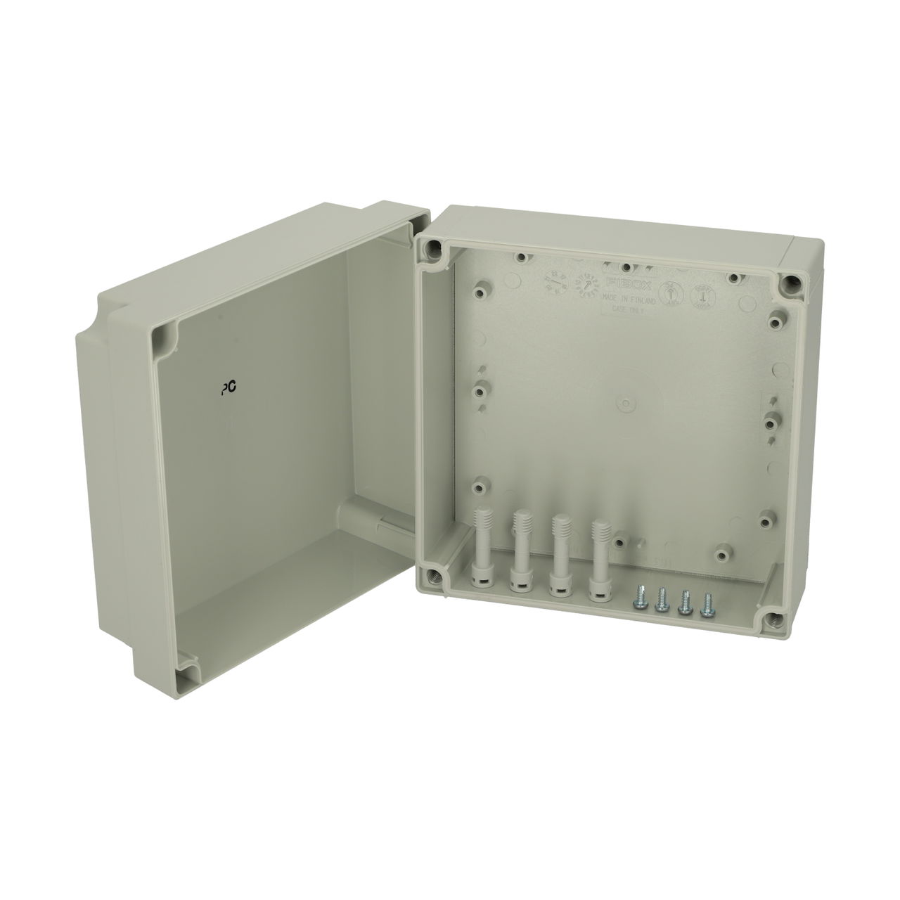 ABS 175/100 HG enclosure Enclosure, ABS High base, grey cover