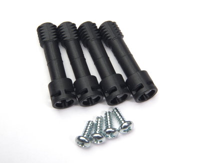 MBS BHH black screw set Black screw set, High cover (25-100 mm) High base (50-125 mm)