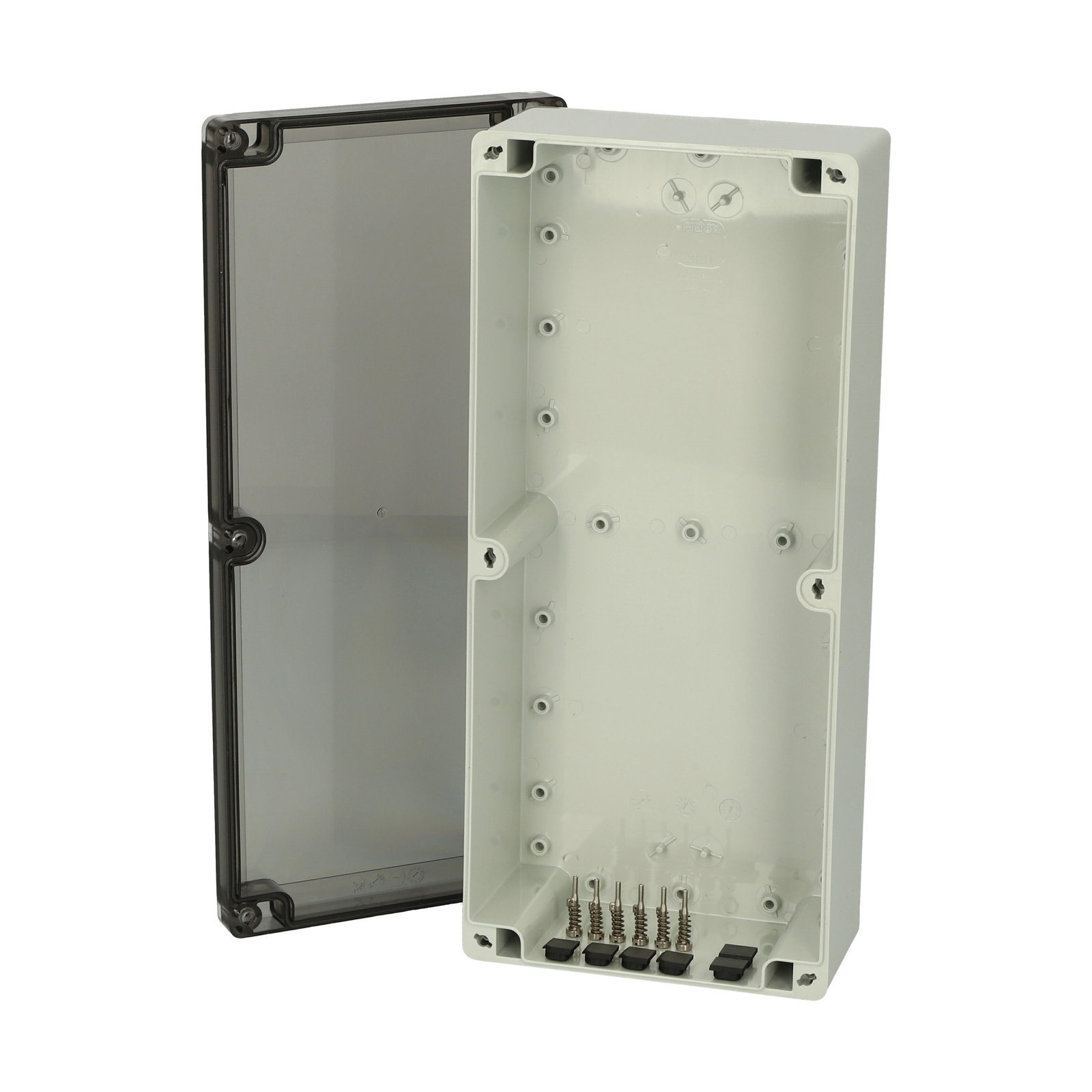 PCTQ3 163610 enclosure Enclosure, PC Smoked transparent cover (quick-locking)