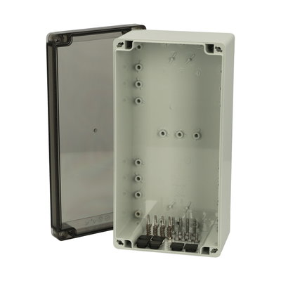 PCTQ3 122410 enclosure Enclosure, PC Smoked transparent cover (quick-locking)