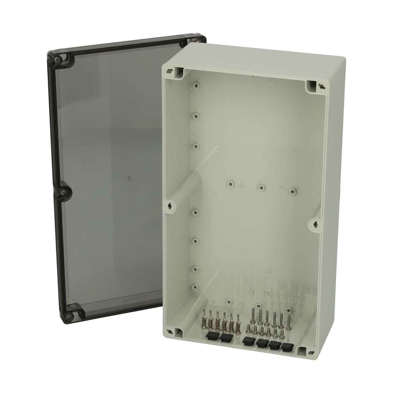 PCTQ3 203612 enclosure Enclosure, PC Smoked transparent cover (quick-locking)