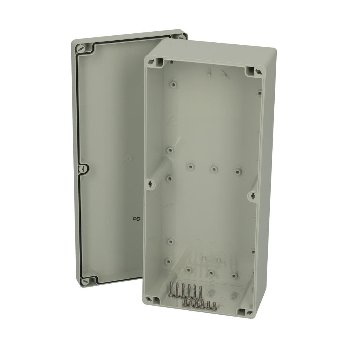 PC 153410 enclosure Enclosure, PC Grey cover
