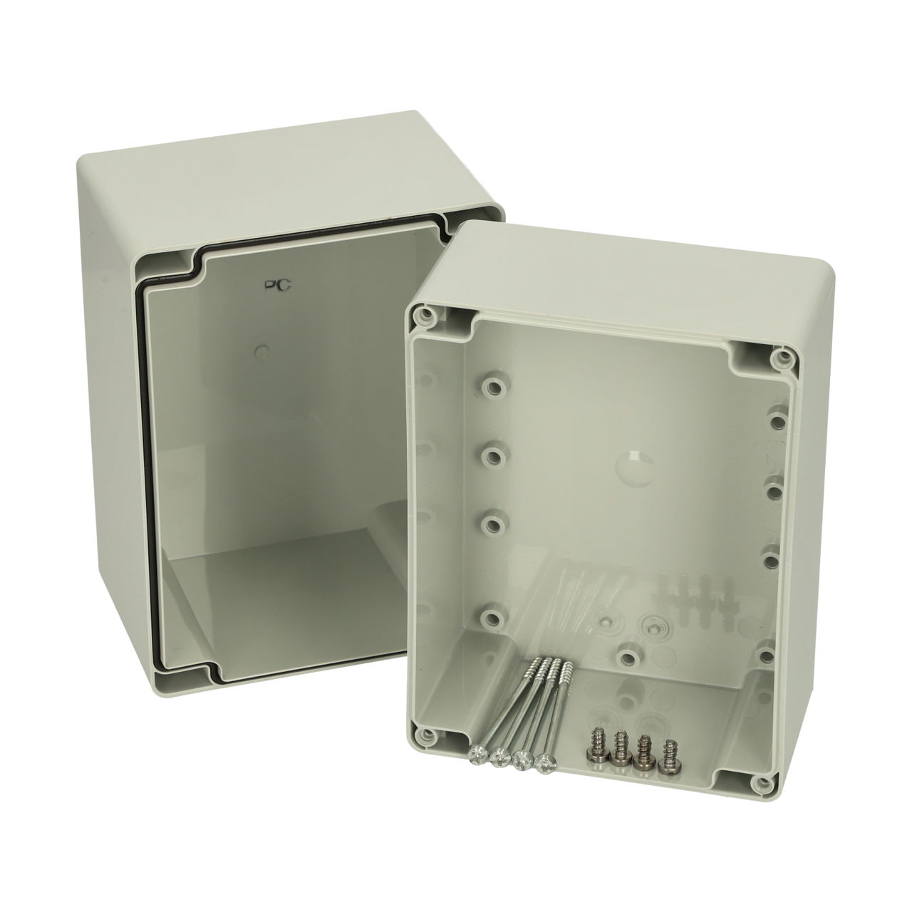 PC 121614 enclosure Enclosure, PC Grey cover
