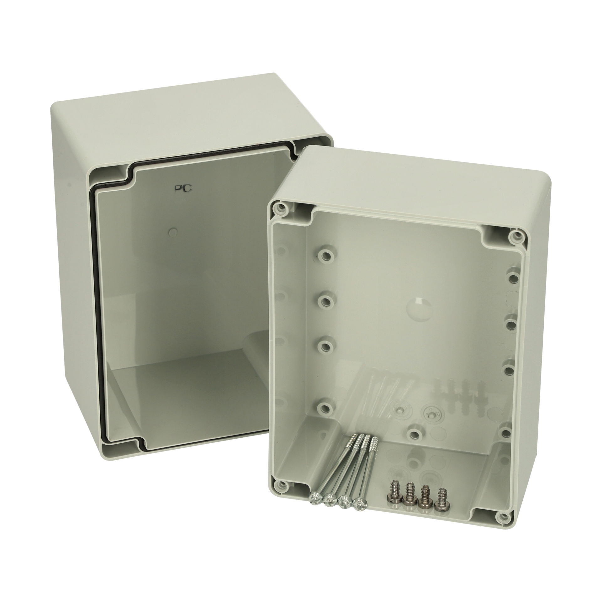 PC 121614 enclosure Enclosure, PC Grey cover