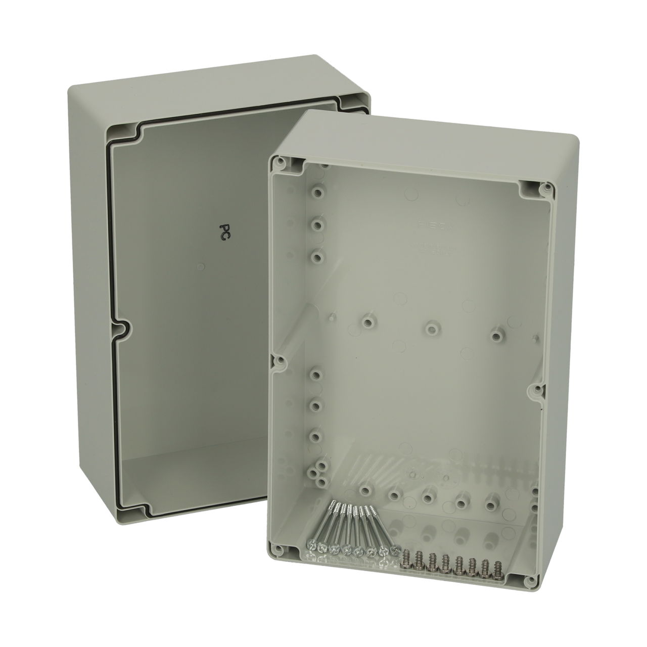 PC 162515 enclosure Enclosure, PC Grey cover