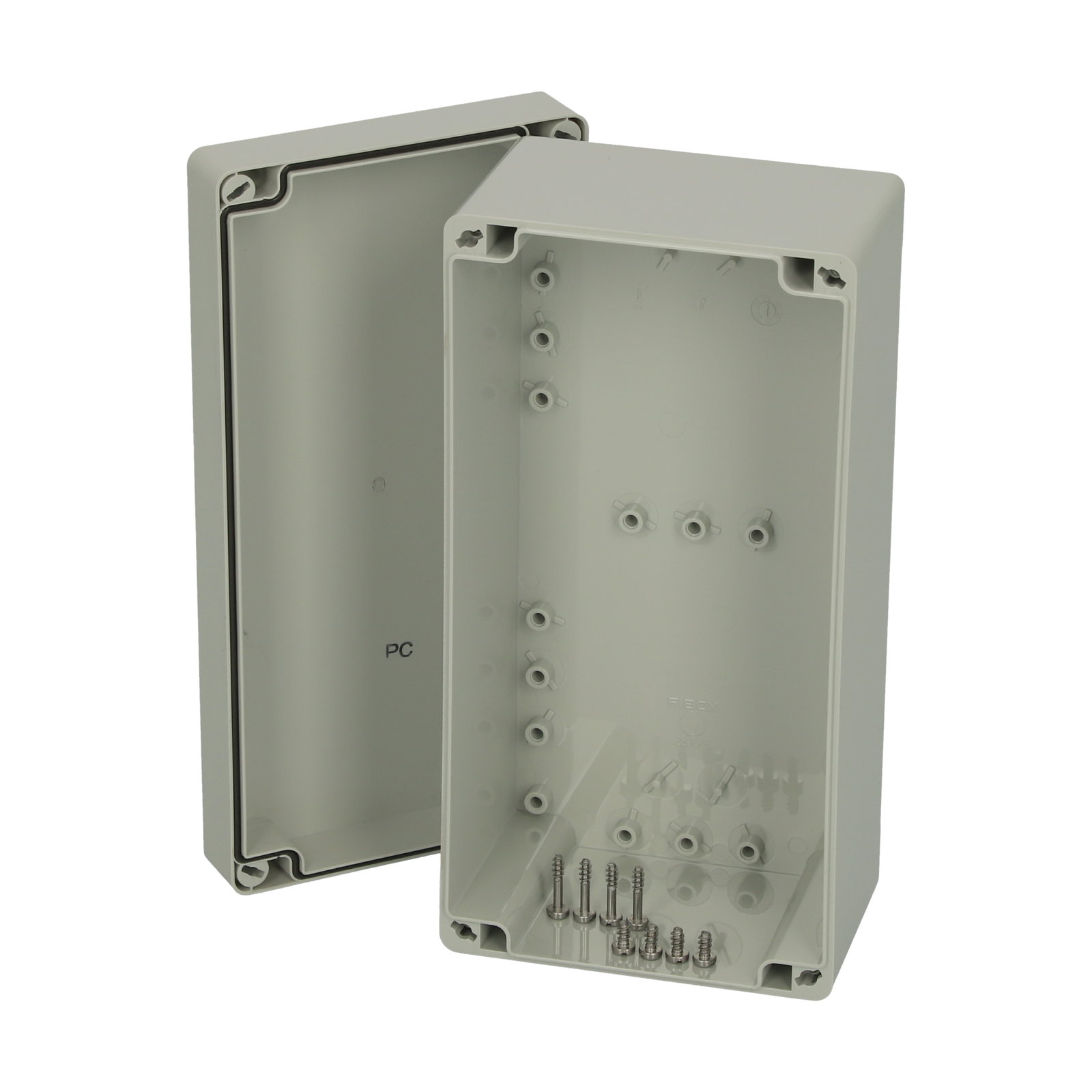 PC 122410 enclosure Enclosure, PC Grey cover