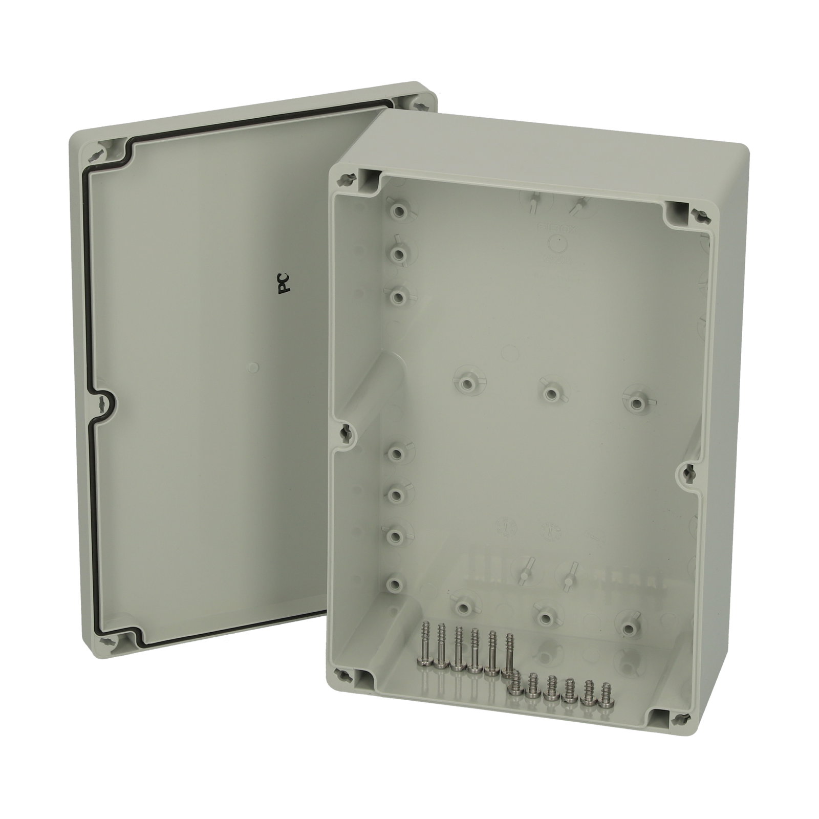 PC 162409 enclosure Enclosure, PC Grey cover