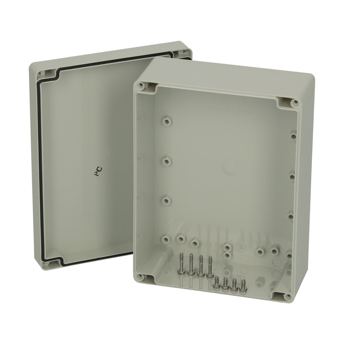 PC 152008 enclosure Enclosure, PC Grey cover