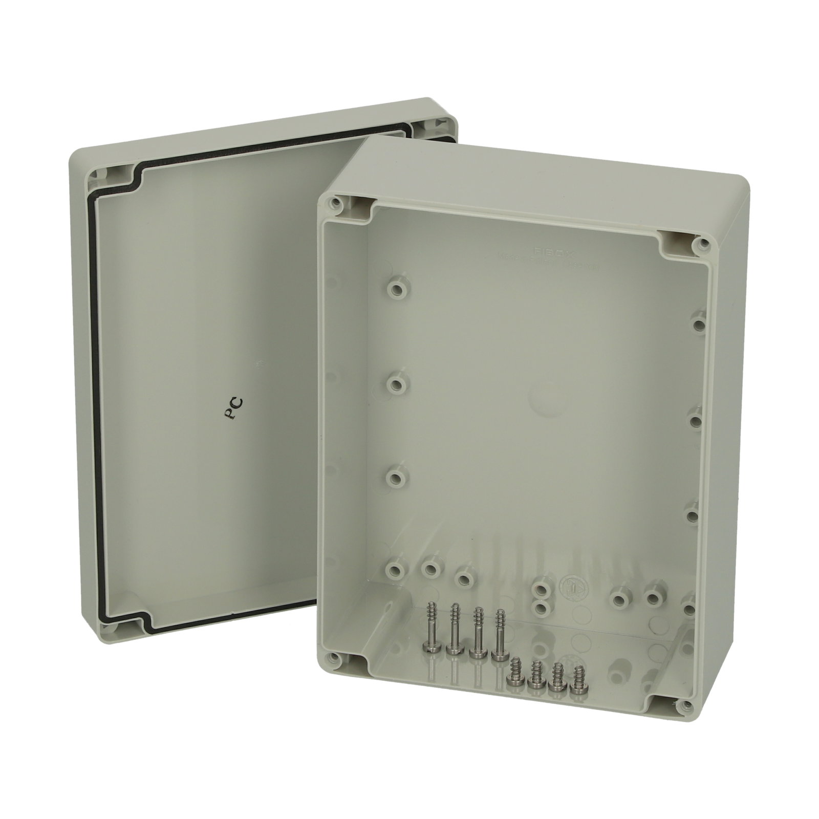 PC 152008 enclosure Enclosure, PC Grey cover