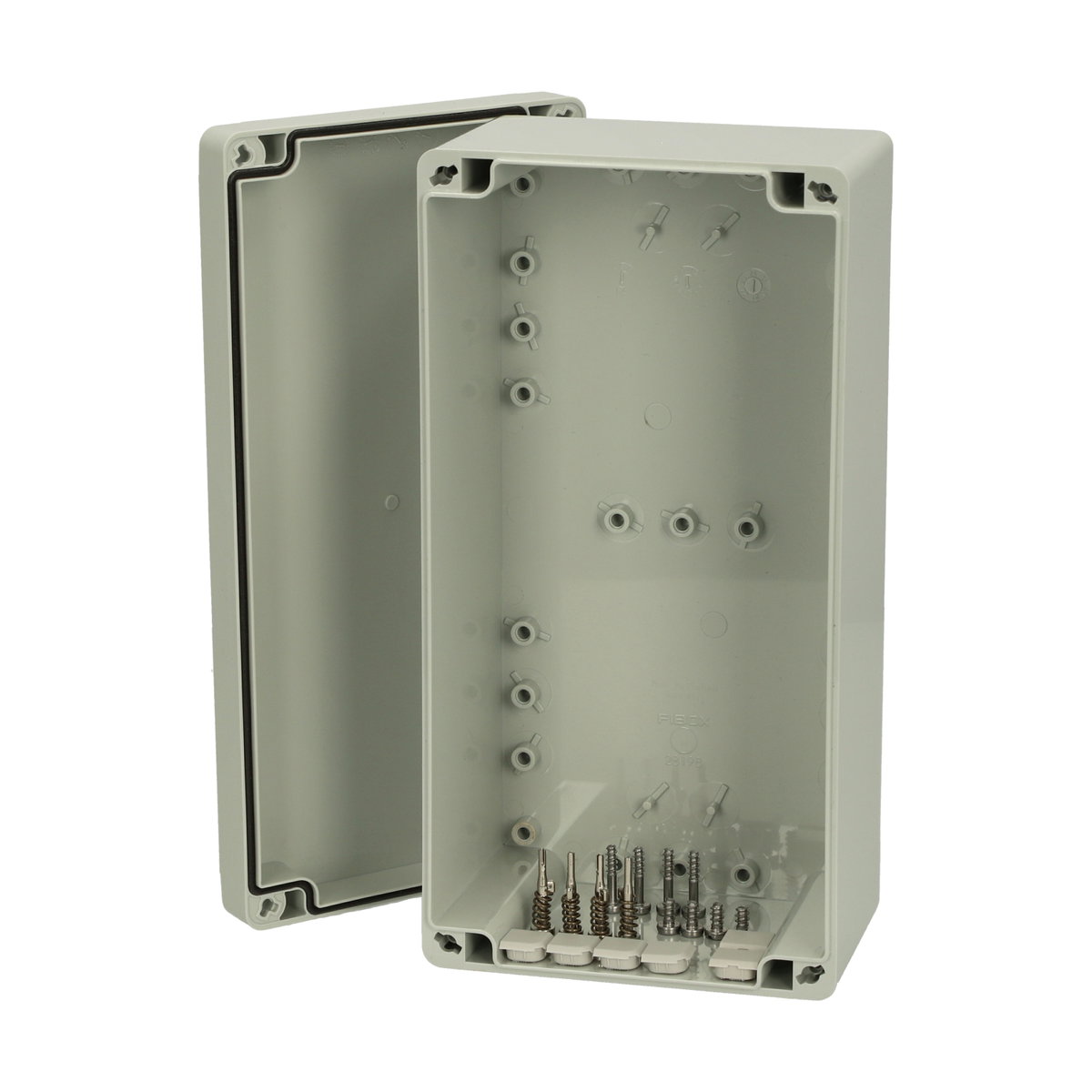 PCQ3 122410 enclosure Enclosure, PC Grey cover (quick-locking)
